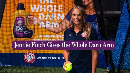Softball Star Jennie Finch Joins Arm & Hammer’s “The Whole Darn Arm” Campaign