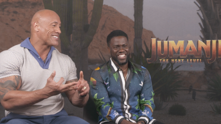 Jumanji: The Next Level, Dwayne Johnson, Kevin Hart, Jack Black, Nick Jonas, Karen Gillan, Danny DeVito, Awkwafina, Danny Glover, Jumanji, movies, new movie, The Rock, LifeMinute, Lifeminute.tv