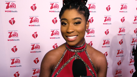 Lyric Ross, This Is Us, Sterling K. Brown, Déjà, Go Red for Women Red Dress Collection, lifeminute, lifeminute.tv 