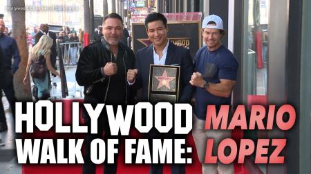 Mario Lopez Celebrates His Birthday with a Star on The Hollywood Walk of Fame