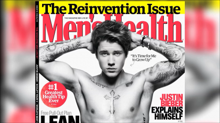 Men's Health Magazine, Justine Bieber