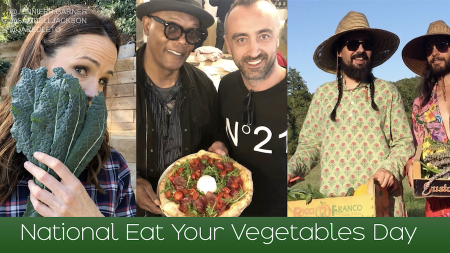 National Eat Your Vegetables Day, Eat more veggies, how to eat more veggies, Ellie Krieger, Marc Murphy, Katie Lee, Elisha Cuthbert, Martha Hunt, Helen Mirren, Michelle Rodriguez, Heidi Klum, Alysia Reiner, Neil Patrick Harris, veggies, vegetables, lifeminute, lifeminute.tv