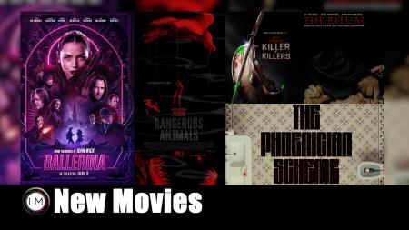 New Movies: From the World of John Wick: Ballerina, Dangerous Animals, Predator: Killer of Killers, The Phoenician Scheme, and The Ritual 
