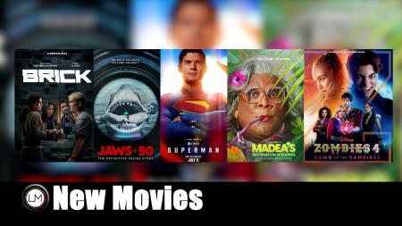 New Movies: Superman, Brick, Jaws @ 50: The Definitive Inside Story, Madea’s Destination Wedding, and Zombies 4: Dawn of the Vampires