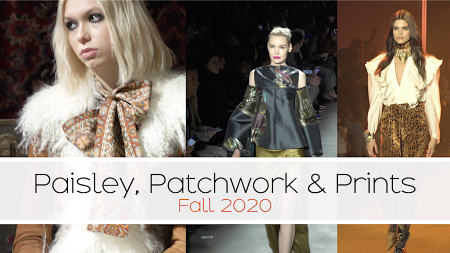paisley, patchwork and print for fall 2020