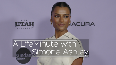 Bridgerton's Simone Ashley at the Sundance Film Festival 2024