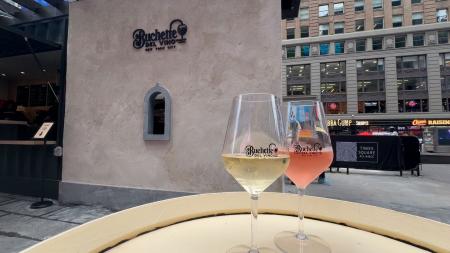 Florentine Wine Window Comes to Times Square