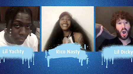 Rappers Lil Dicky, Lil Yachty and Rico Nasty Come Together for the Ultimate Rap Battle 