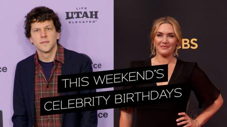 Celebrity Weekend Birthdays: Kate Winslet, Jesse Eisenberg, Travis Kelce, Kevin Cronin, David Hidalgo, and More