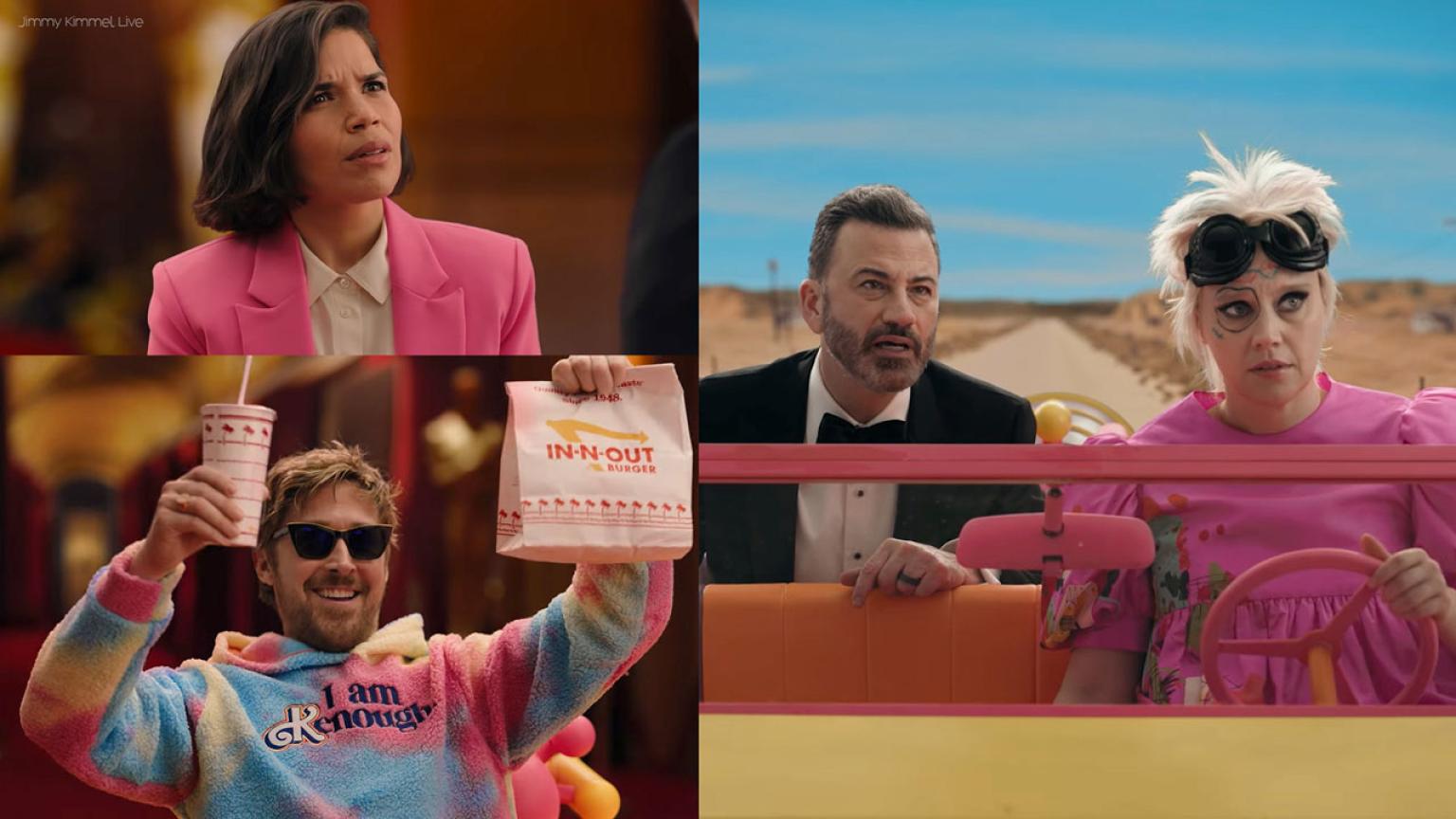 Barbie Cast Reunites in Barbie Land for Oscars Promo, Jessica Capshaw