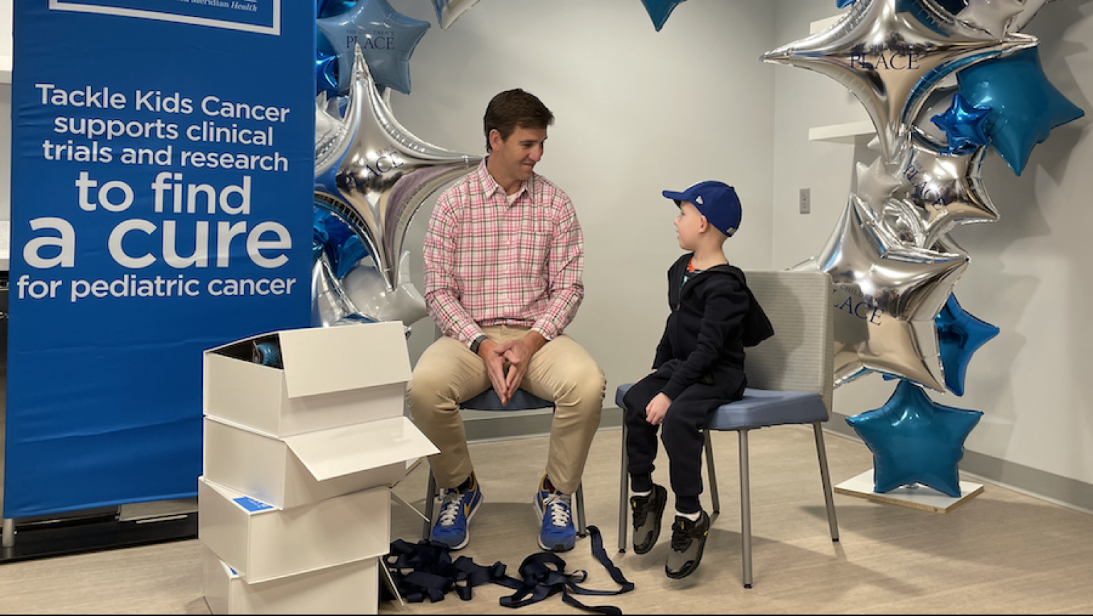 Eli Manning Teams Up with The Children's Place to Tackle Kids Cancer