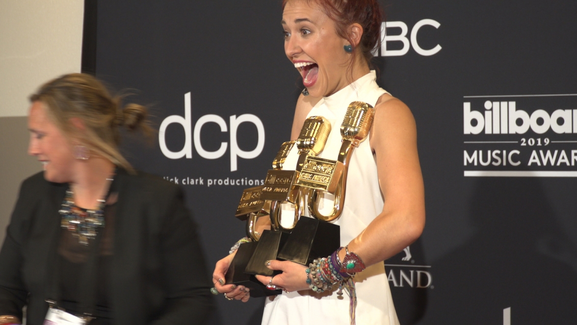 Lauren Daigle won all three categories she was nominated in; Top Christian Artist, Top Christian Album and Top Christian Song 
