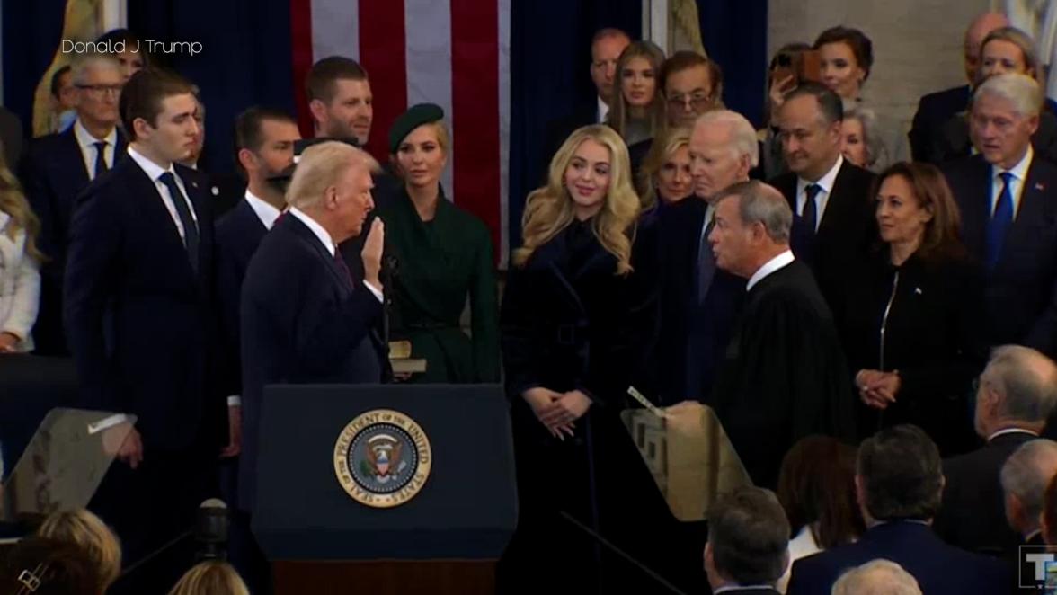 Donald Trump’s second presidential inauguration kicks off in Washington, D.C., swearing-in takes place inside the Capitol Rotunda