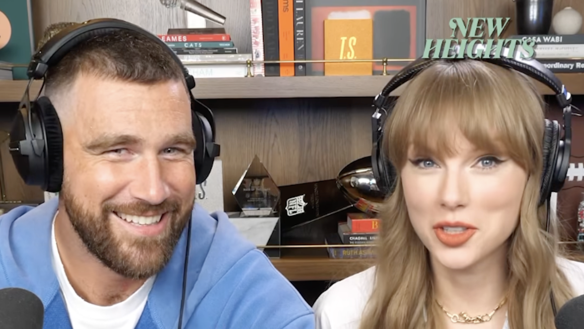 Taylor Swift announces TS12 album The Life of a Showgirl on Travis Kelce's podcast