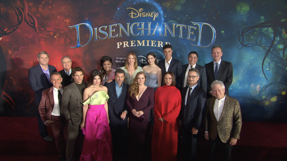 Disenchanted Stars Amy Adams, James Marsden, Maya Rudolph, and Patrick Dempsey Share the Magic of the Movie at the World Premiere