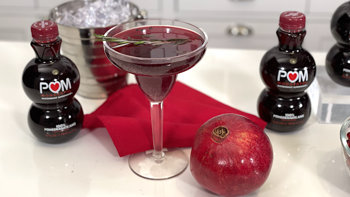 Healthy Holiday Mocktails, Snacks, and Dishes Made with Pomegranate