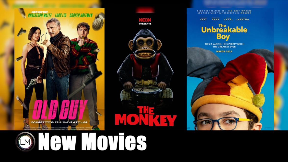 New Movies: Old Guy, The Monkey, and The Unbreakable Boy