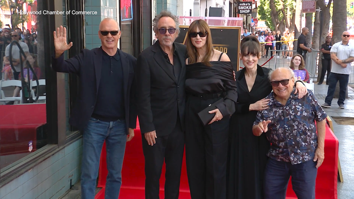 Winona Ryder and Michael Keaton Praise Legendary Filmmaker Tim Burton at His Hollywood Walk of Fame Ceremony