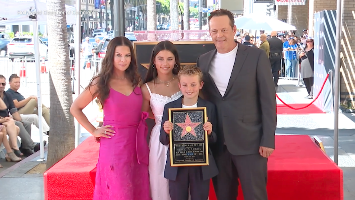 Vince Vaughn Joined by Family at Hollywood Walk of Fame Ceremony