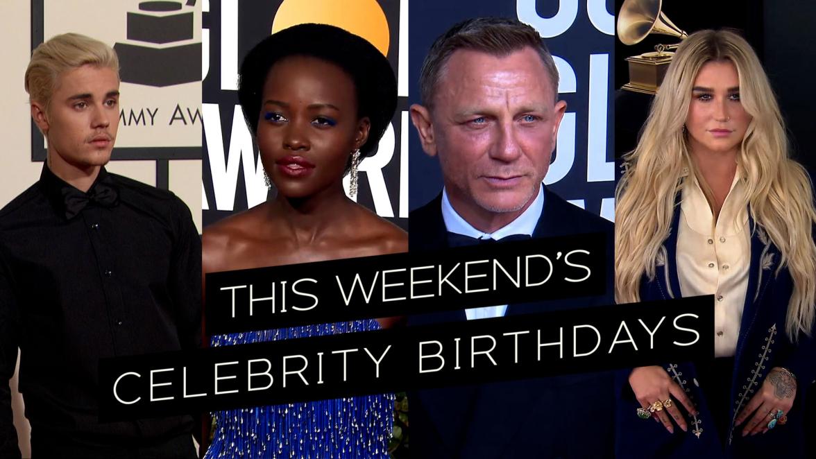 This Weekend’s Birthdays: Justin Bieber, Lupita Nyong’o, Daniel Craig, Kesha, and More