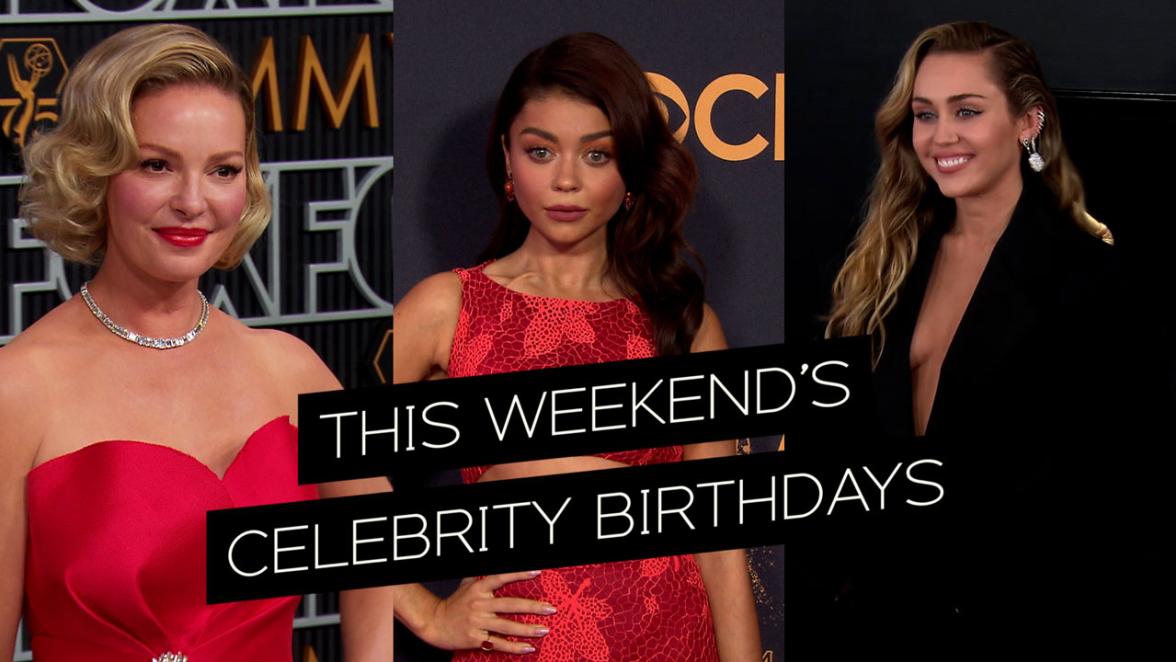 Celebrity Weekend Birthdays: Miley Cyrus, Pete Best, Snooki, Colin Hanks, Katherine Heigl, Sarah Hyland and more