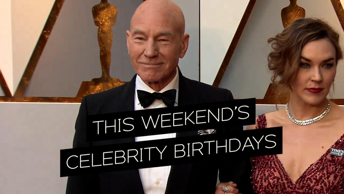 Celebrity Birthdays: Patrick Stewart, Harrison Ford, Michelle Rodriguez, Topher Grace, Rachel Brosnahan, and More