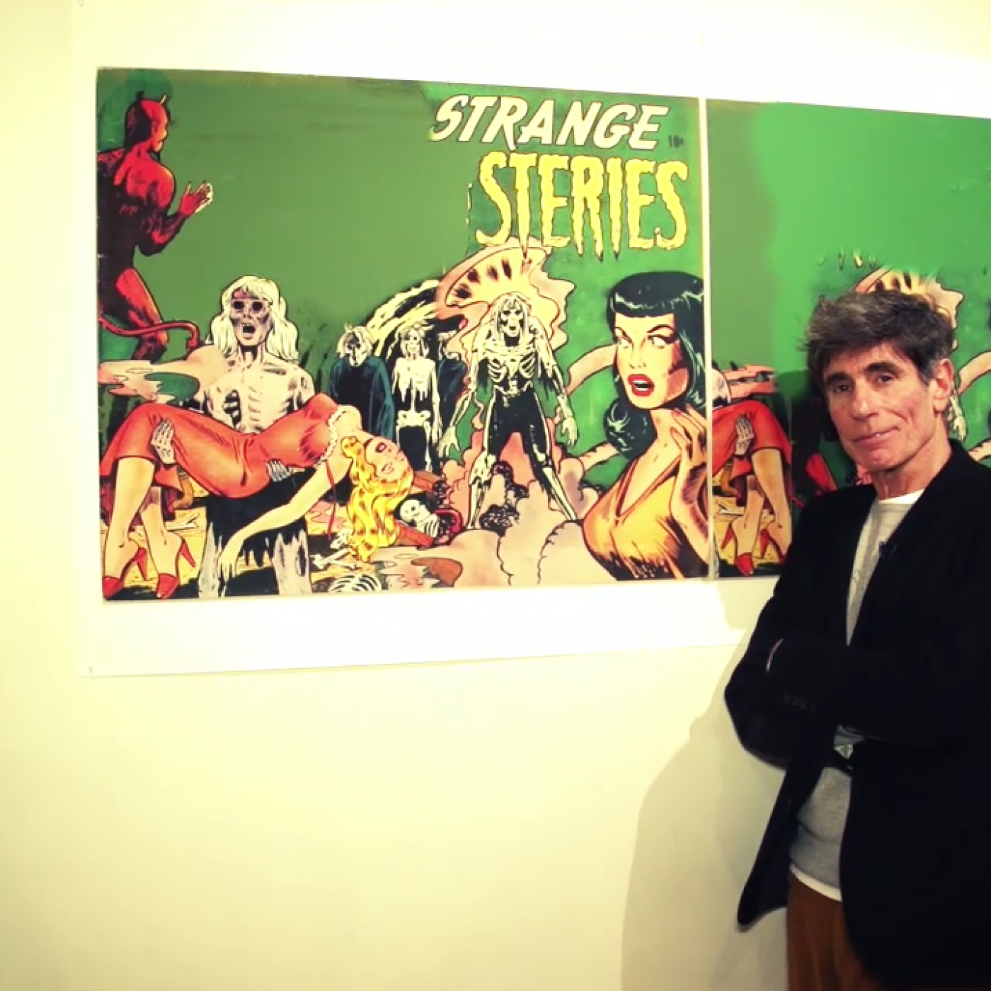 NY Artist Martin Abrahams "Breaks on Through" with his Provacative Art Show episode artwork