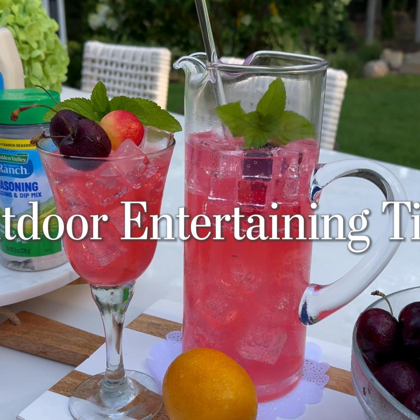 Outdoor Entertaining Tips