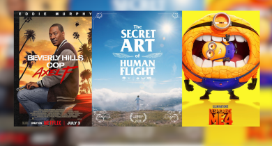 New Movies: Despicable Me 4, Beverly Hills Cop: Axel F, and The Secret Art of Human Flight 