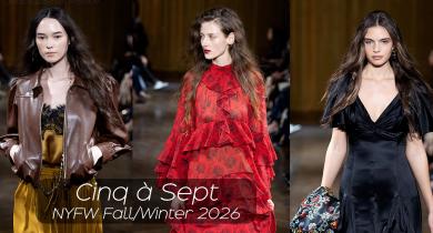 Cinq à Sept Celebrates 10 Years with a 1970s-Inspired Fall 2026 Runway Debut at NYFW