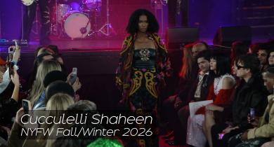 Cucculelli Shaheen’s Fall 2026 Collection "Electric Cosmos" Blends Art Deco Mysticism with ’60s Psychedelia