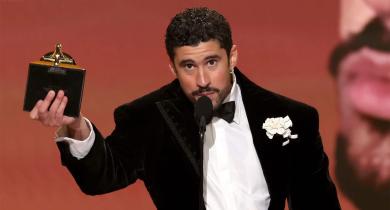 Bad Bunny makes history with Debí Tirar Más Fotos, becoming the first all-Spanish album to win Album of the Year