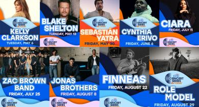 TODAY announces 2025 Citi Concert Series lineup including Kelly Clarkson, Jonas Brothers, Zac Brown Band, Blake Shelton, Cynthia Erivo and more