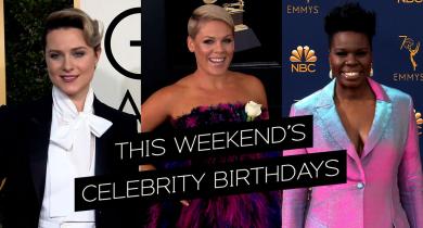 Celebrity Weekend Birthdays: Pink, Wiz Khalifa, Gloria Gaynor, David Arquette, Leslie Jones, Evan Rachel Wood, and More