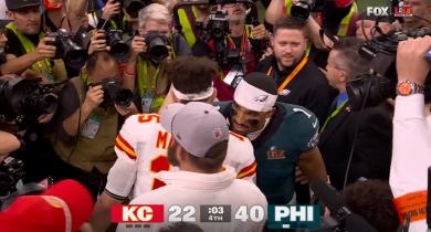 Philadelphia Eagles claim victory over the Kansas City Chiefs in Super Bowl LIX