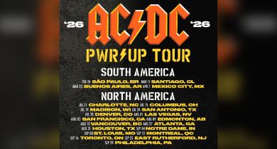 AC/DC adds 21 dates to ‘POWER UP’ 2026 Tour