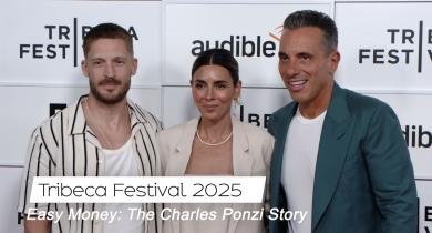Sebastian Maniscalco Brings His Family Along and Talks Fatherhood at World Premiere Easy Money: The Charles Ponzi Story
