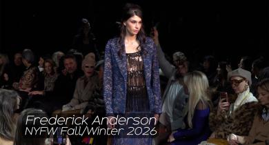 Frederick Anderson Celebrates Rugged Inner Strength While Channeling Amy Winehouse in His NYFW Fall 2026 Collection