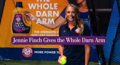 Softball Star Jennie Finch Joins Arm & Hammer’s “The Whole Darn Arm” Campaign
