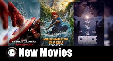 Valentine's Day Movie Releases: Captain America: Brave New World, Paddington in Peru, and The Gorge