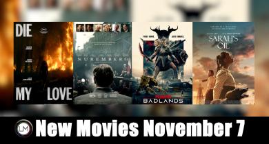 New Movies: Die My Love, Predator: Badlands, Nuremberg, and Sarah's Oil