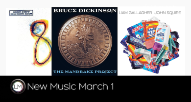 New Music: Bruce Dickinson, Kaiser Chiefs, Liam Gallagher and John Squire 