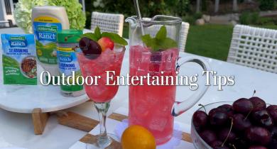 Outdoor Entertaining Tips