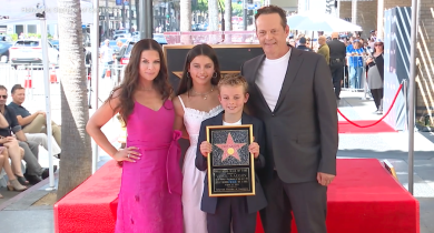 Vince Vaughn Joined by Family at Hollywood Walk of Fame Ceremony