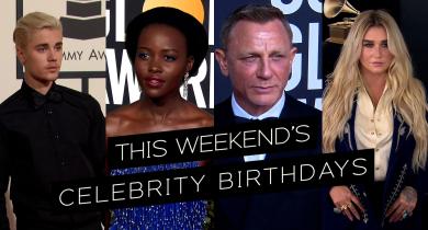 This Weekend’s Birthdays: Justin Bieber, Lupita Nyong’o, Daniel Craig, Kesha, and More