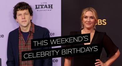 Celebrity Weekend Birthdays: Kate Winslet, Jesse Eisenberg, Travis Kelce, Kevin Cronin, David Hidalgo, and More