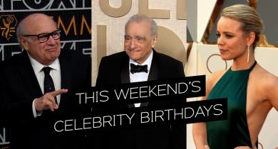 Celebrity Weekend Birthdays: Pete Davidson, Martin Scorsese, Danny DeVito, RuPaul, Rachel McAdams and more