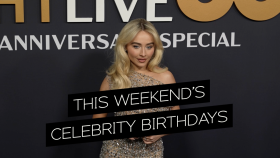 Celebrity Weekend Birthdays: Bono, Sabrina Carpenter, Helio Castroneves, Linda Evangelista, Kenan Thompson, and More