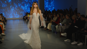 Ines Di Santo Fuses Creativity and Technology for Her Spring 2025 Collection at New York Bridal Fashion Week