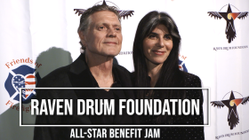 Def Leppard s Rick Allen and Wife Singer Songwriter Lauren Monroe Host NYC All-Star Jam Benefiting Their Raven Drum Foundation